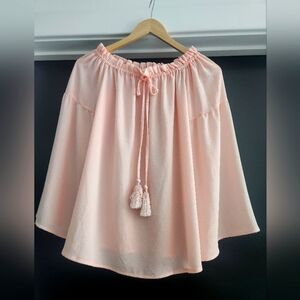 Michael Kors Light Pink Long Sleeve Blouse Size Small
